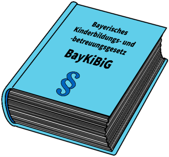 Das Gesetzbuch für das  Bayerische Kinder-Bildungs- und Betreuungs-Gesetz.