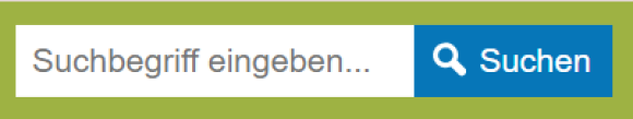 Bild von der Internet-Seite:  Die Such-Leiste auf der Internet-Seite.
